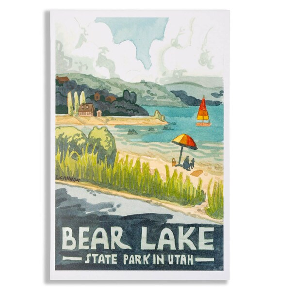 POSTCARD BEAR LAKE LIESL CANNON